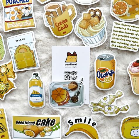 Yellow Stickers Etsy