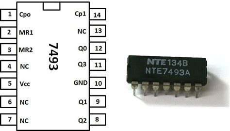 IC 7493 4 Bit Binary Counter