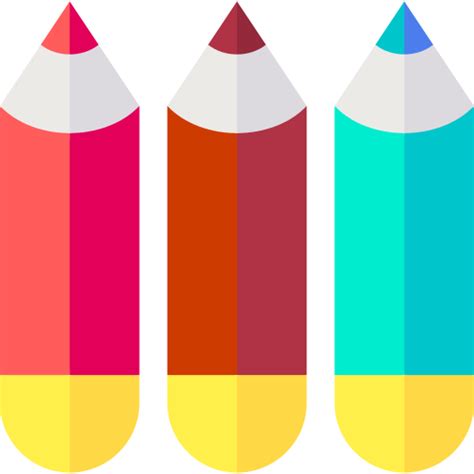 Color Pencils Free Education Icons