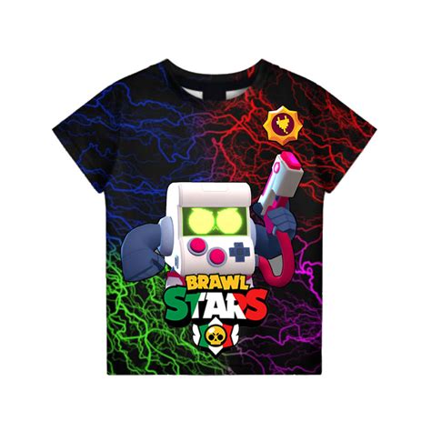 Classic Bit Brawl Stars Summer T Shirt Tees Brawl Stars Store