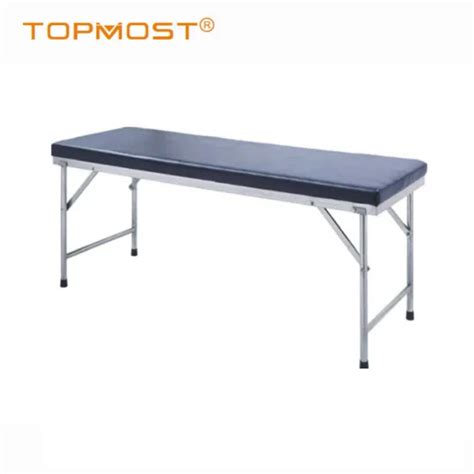 Hospital Clinic Stainless Steel Folding Patient Examination Couch