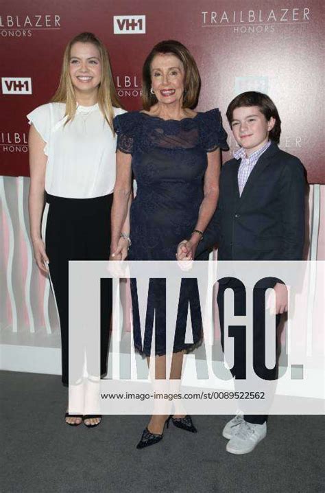 LOS ANGELES, CA - FEBRUARY 20: Nancy Pelosi with grandchildren ...