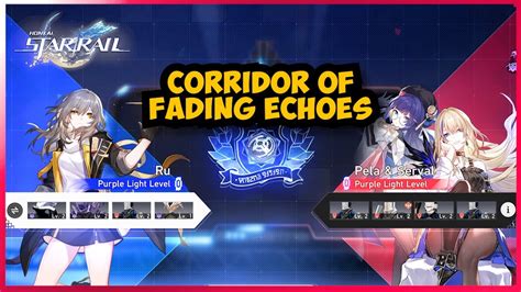 Corridor Of Fading Echoes Aetherium Wars Part Honkai Star Rail