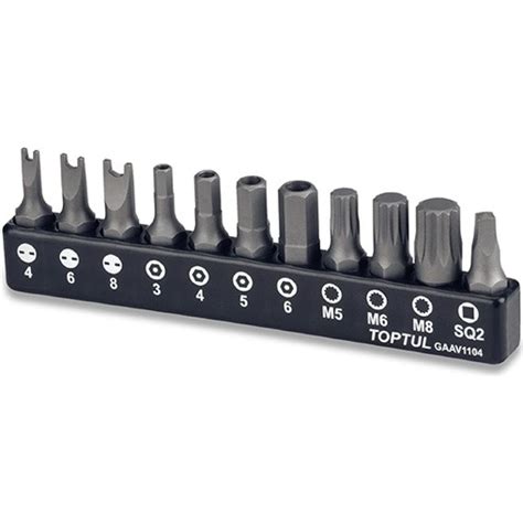 Набор бит 1/4" 11 шт TOPTUL GAAV1104 - выгодная цена, отзывы ...