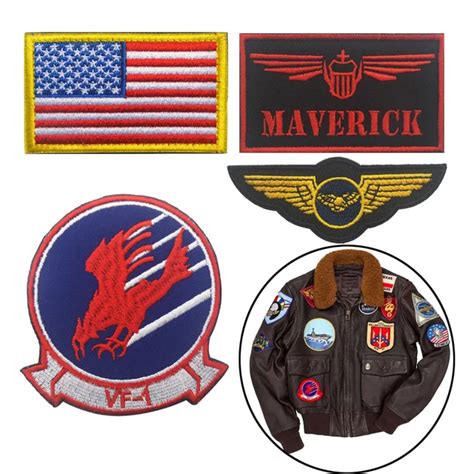 Top Gun Maverick Pete Mitchell Patches Goose Nick Bradshaw Tomcat Us