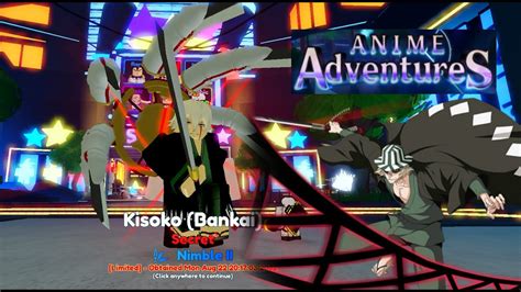 Finally Evolving The Limited Kisuke Unit Anime Adventures Youtube