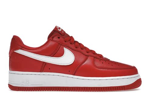 Now Available: Nike Air Force 1 Low "University Red" — Sneaker Shouts