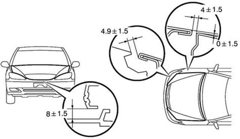 Регулировка капота (Тойота Камри XV30, 2001-2006) — «Кузов и салон ...