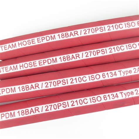 R3 EPDM Material High Temperature Rubber Steam Hot Water Hose With