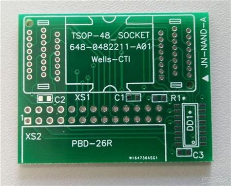 Adapter for NAND TSOP48 IC's at Programmer ChipStar Janus - Share - PCBWay