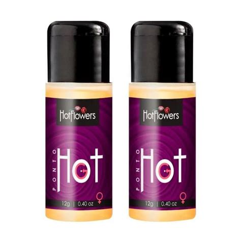 Gel Lubrificante Estimulante Hot Ponto G Feminino Unidades Hot Flowers Lubrificante Ntimo