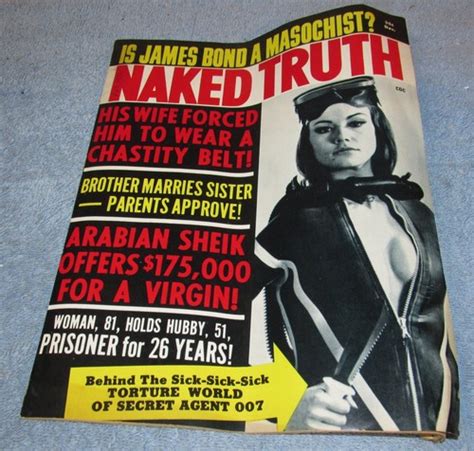 Vtg Dec NAKED TRUTH No Men S Magazine Cheesecake Pulp Pin Up Risque J EBay