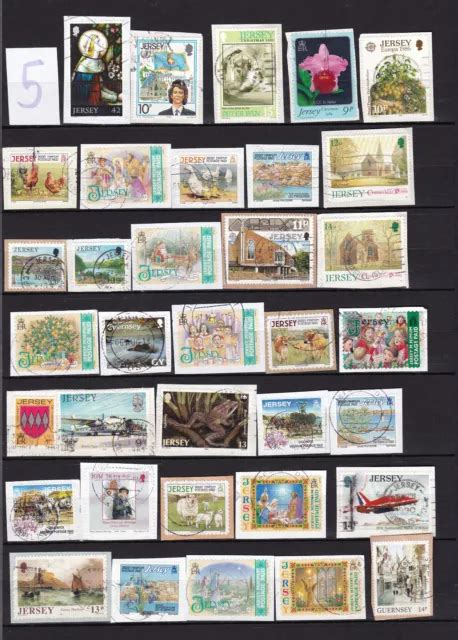 JERSEY ILE DE MAN GUERNESEY 70 timbres tous différents 5 EUR 1 50