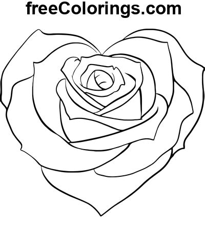 Dessin Au Trait Art Rose Bud Coloriages Gratuits Imprimer