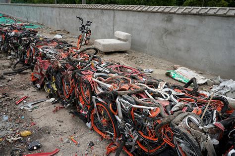 China Still Sorting Through Its Bike Share Graveyards The Atlantic