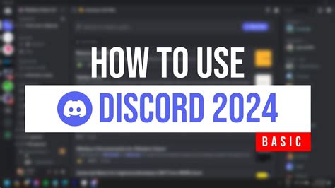 Discord 2024 Basic Walkthrough For Complete Beginners How To Use