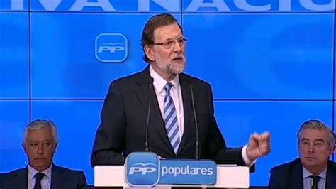 Rajoy Pide Al Pp Centrarse En La Recuperaci N Y Apartar Las Disputas