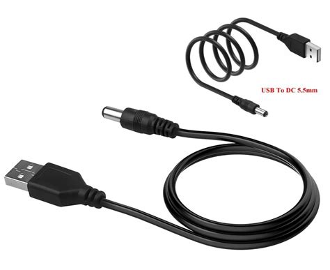 Kabel Zasilaj Cy Usb Wtyczka Dc X Mm V V Sklep Opinie