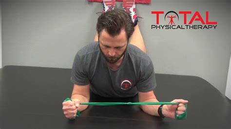 Shoulder External Rotation Prone On Elbows YouTube