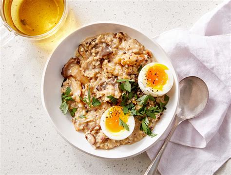 Savory Oats With Mushrooms And Egg Recipe Goop