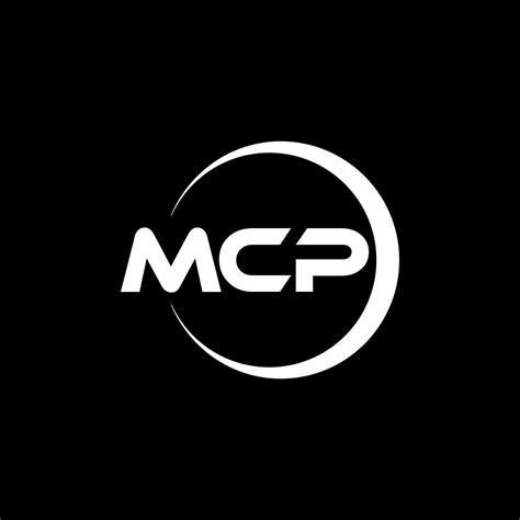 MCP Letter Logo Design In Illustration Vector Logo Calligraphy