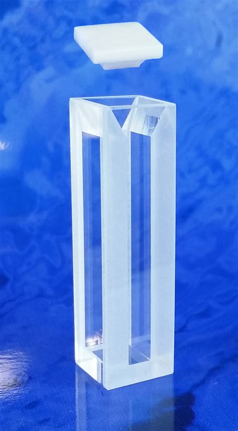 Type 9FL Semi Micro Fluorescence Cuvette With PTFE Cover Lightpath