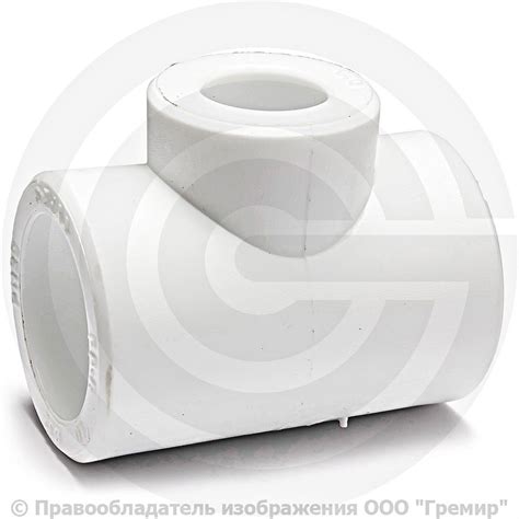 Тройник полипропиленовый PP-R переходной внутренняя пайка Дн 110-50-110 ...