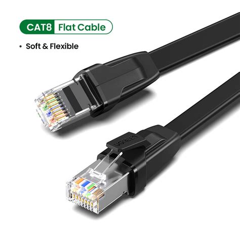 UGREEN Cat 8 Ethernet Cable High Speed 40Gbps 2000Mhz Cat8 RJ45 Network