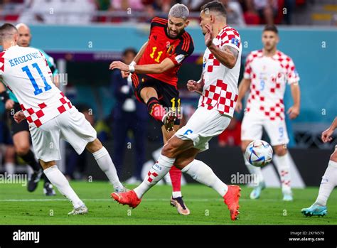 Doha Football Fifa World Cup Croatia V Belgium