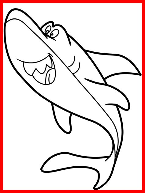 Cartoon Shark Coloring Pages at GetColorings.com | Free printable ...