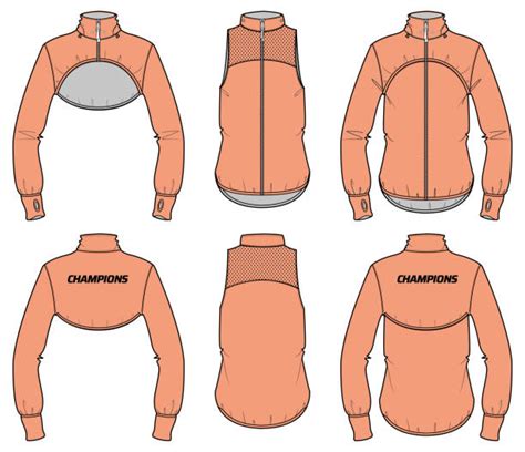 10 Softshell Jacket Mockup Illustrations Royalty Free Vector Graphics