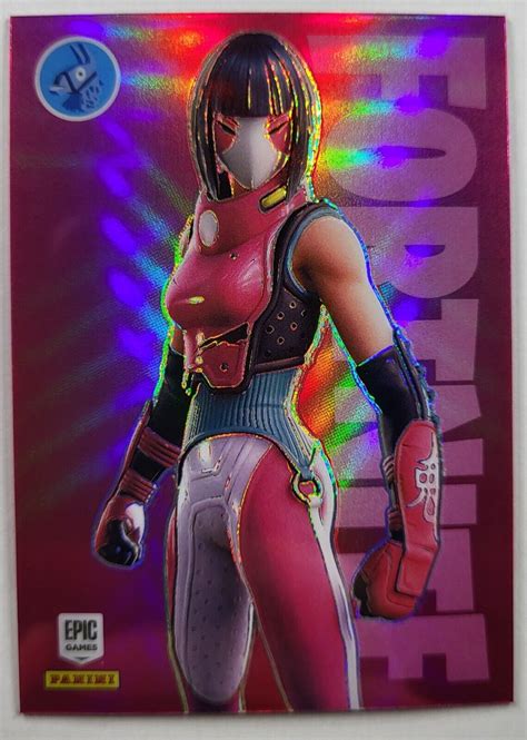 Panini Fortnite Series Bachii Rare Outfit Optichrome Ebay