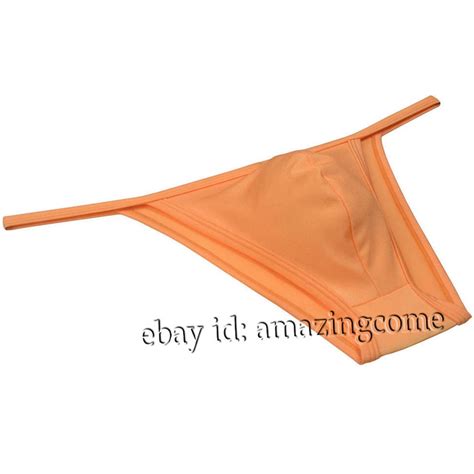 Men String Bikini Briefs Underwear Guy Open Side Thong Shorts Smooth Swim Trunks EBay