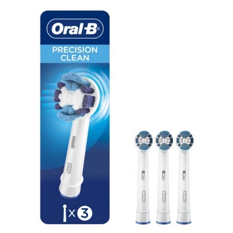 Oral-B Precision Clean Electric Toothbrush Replacement Brush Heads, 3 ...