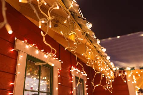 Safety Tips For Hanging Outdoor Christmas Lights Above All Roofing