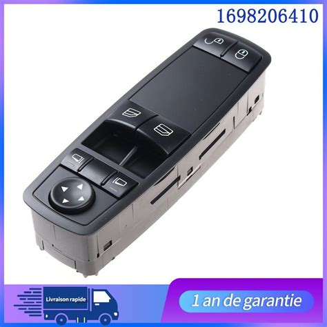 Commande interrupteurs lève vitre A1698206410 pour Mercedes Benz W169