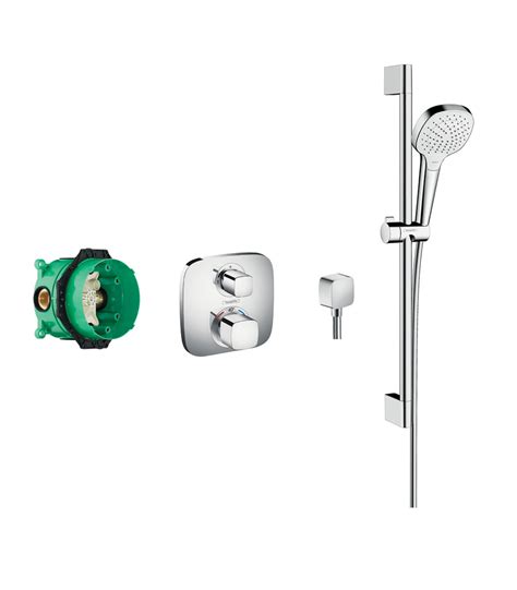 Hansgrohe Boms Croma Select E Ecostat E Thermostatic Mixer With Croma