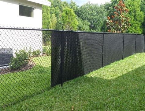 Installation Of Chain Link Fence Privacy Slats Modern Design Chain