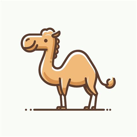 Premium Vector Camel Illustration In Cartoon Style