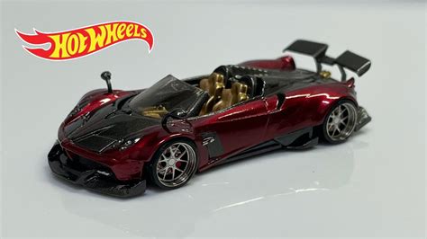 17 Pagani Huayra Roadster Hot Wheels Custom Youtube