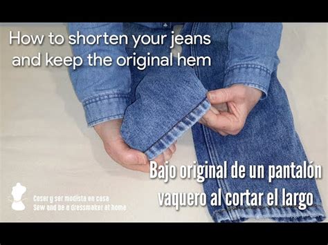 Arriba más de 86 acortar pantalon vaquero mejor vietkidsiq edu vn