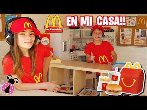 CONVIERTO MI CASA EN UN MCDONALDS Vienen Mis Amigos A Comer