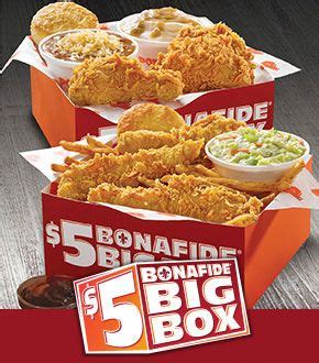 5 Big Box Chicken Boxes Popeyes Menu Baked Turkey Wings