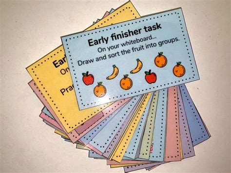 Early Finisher Cards Teaching Resources