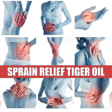 Eelhoe Of Sprain Relief Tiger Oil Joint Spine Lumbar Pain Relieve