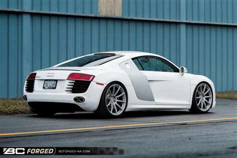 Audi R8 White BC Forged RZ10 Wheel Wheel Front