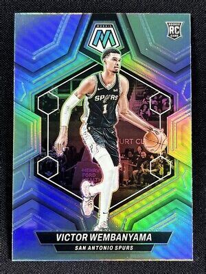 2023 24 Panini Mosaic Victor Wembanyama 238 Silver Prizm Rookie RC