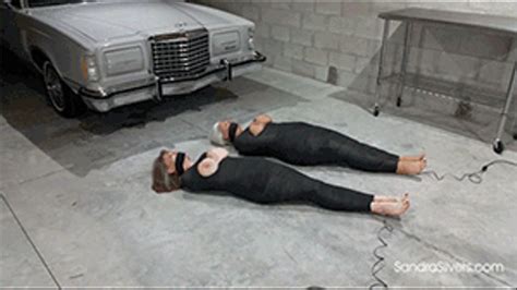 Sandra Silvers Please Tie Me Up Barefoot Butts Exposed Mummified MILF Captives Endure