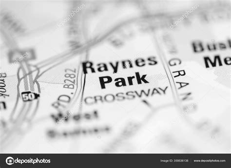 Raynes Park Map United Kingdom Stock Photo by ©aliceinwonderland2020 ...