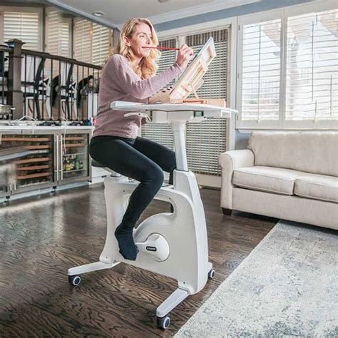 This Exercise Bike Has a Desk That Lets You Be Active While You Work or ...